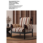 Stylish Accent Chair with Ash Wood Frame and Soft Chenille Upholstery - Ideal for Cozy Living Spaces fxmj-3053