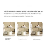 Stylish Tempered Glass Coffee Table with Unique Orange Base and Storage Compartment for Modern Living Rooms fxmj-3056