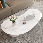 Elegant Sintered Stone Acrylic Coffee Table with Storage Drawers - Modern Living Room Centerpiece fxxrj-3159