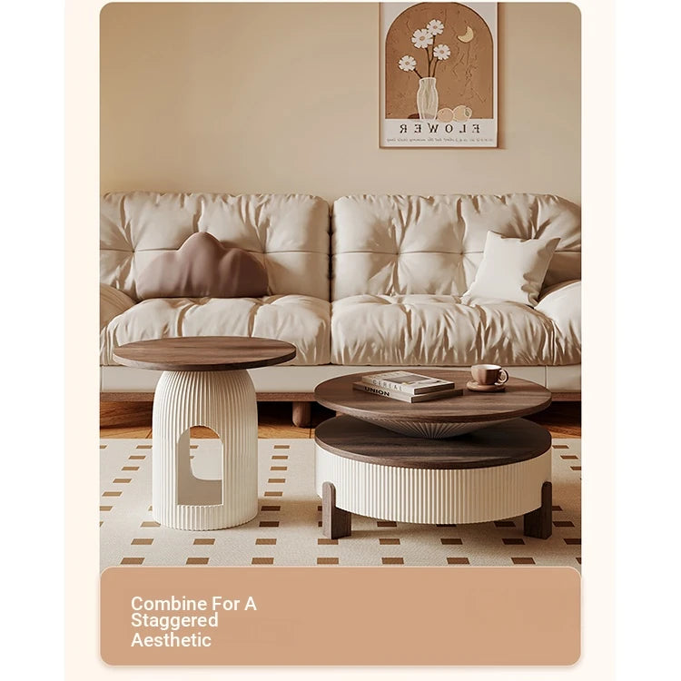 Stylish Solid Wood Coffee Table Set - Modern Design for Living Room Elegance fxxrj-3161