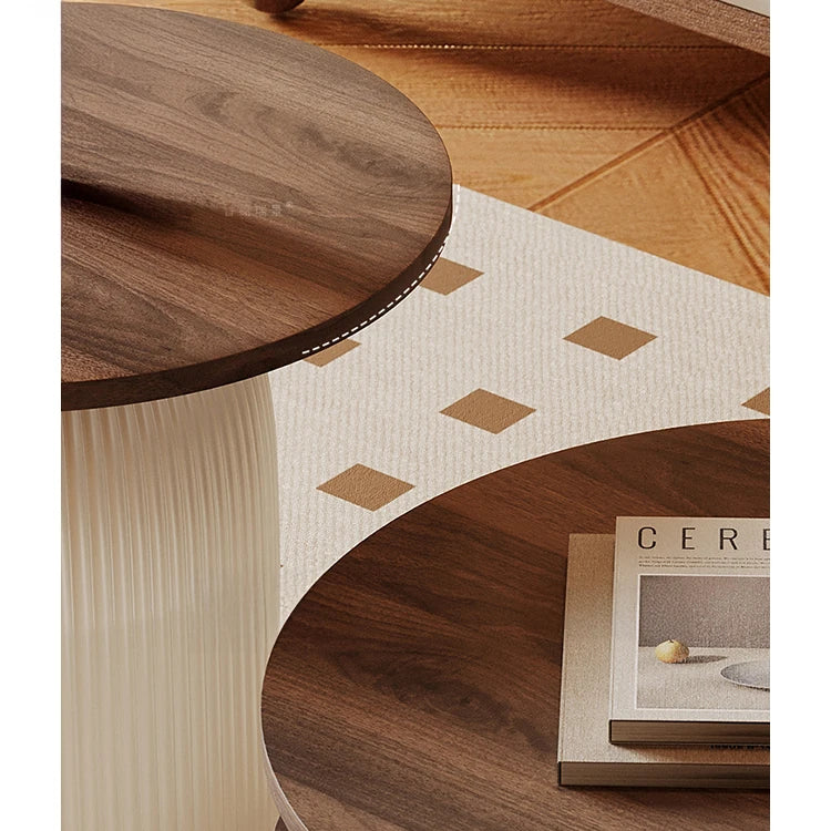 Stylish Solid Wood Coffee Table Set - Modern Design for Living Room Elegance fxxrj-3161