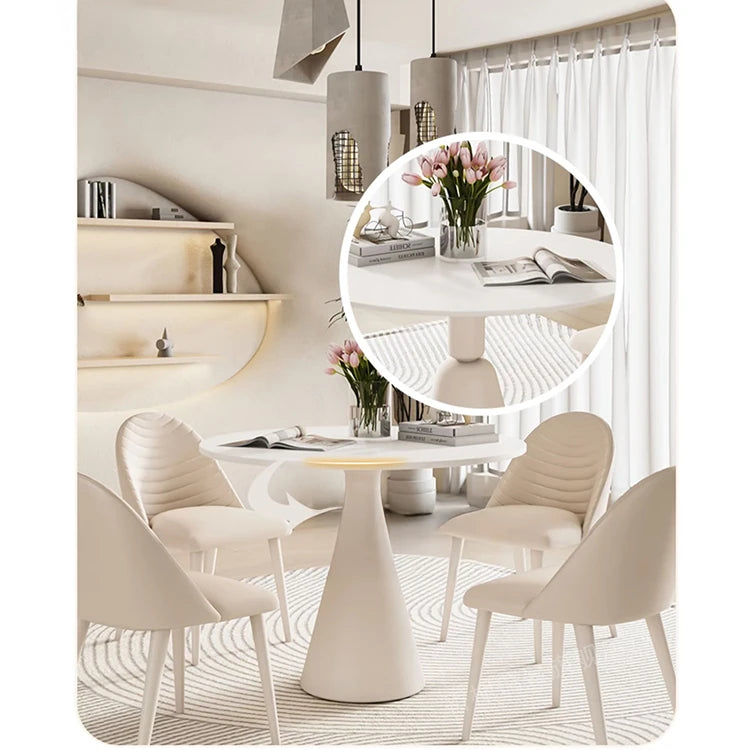 Sleek Sintered Stone Dining Table for Modern Interiors – Stylish & Durable Design fxxrj-3166