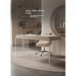 Sleek Acrylic Solid Wood Pine Table - Modern Stylish Desk for Home Office or Study fyd-5169