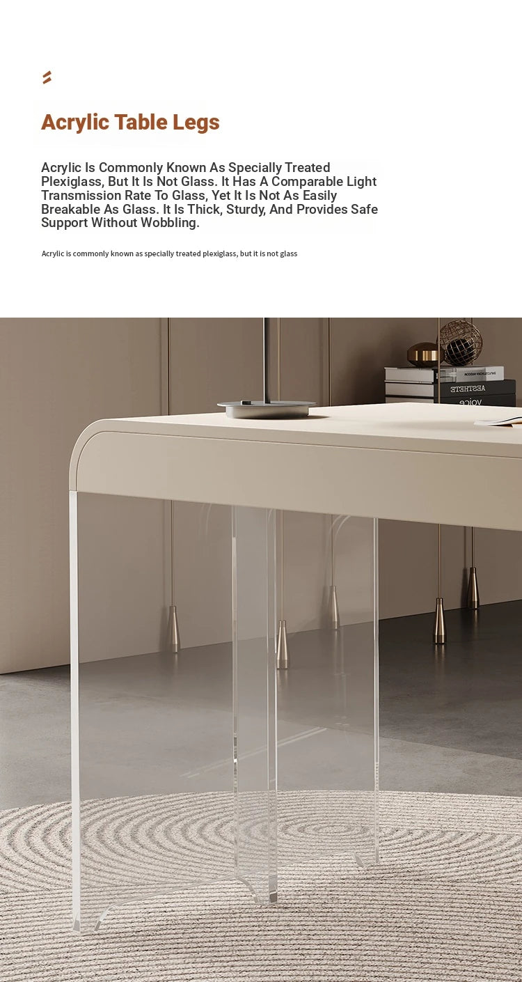 Sleek PU Leather Office Chair with Aluminum Alloy Base - Modern Ergonomic Design for Home and Workspace fyd-5170