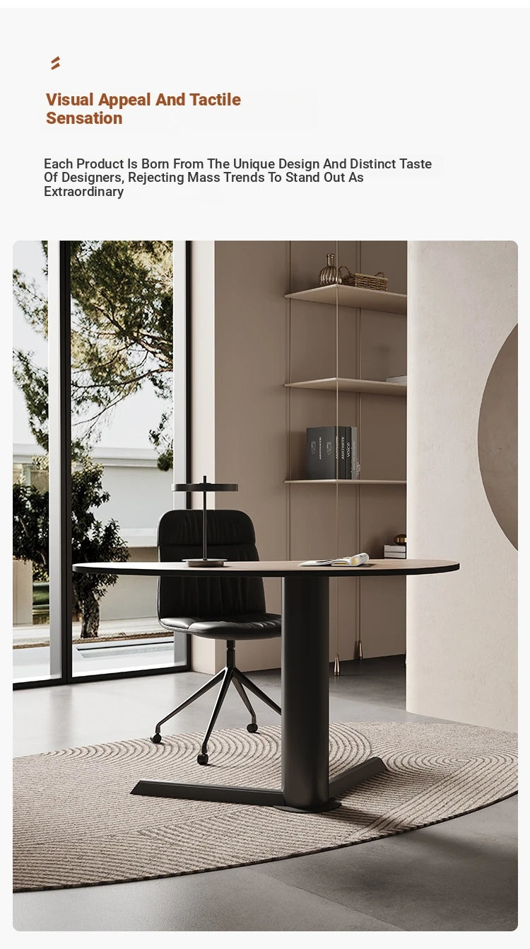 PU Leather & Aluminum Alloy Office Chair - Ergonomic Comfortable Design for Home & Office Use fyd-5172