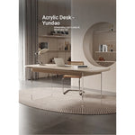 Elegant Acrylic Dining Table - Modern Design with Sleek Finish for Stylish Interiors fyd-5173