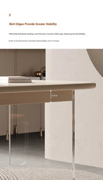 Elegant Acrylic Dining Table - Modern Design with Sleek Finish for Stylish Interiors fyd-5173