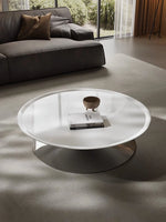 Stylish Stainless Steel Tea Table with GFRP Accent - Modern Living Room Centerpiece fyeyj-5213