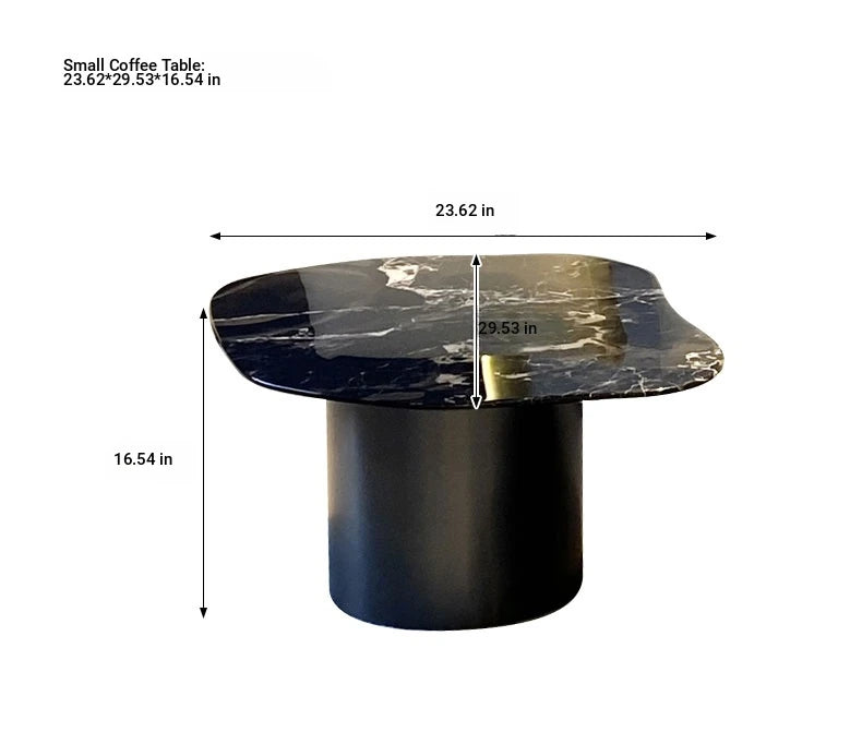 Stylish Marble & Stainless Steel Tea Table – Modern Elegance for Your Living Space fyeyj-5219