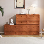 Sleek Solid Wood Cabinet with Elegant Storage Design fyf-2224