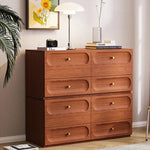 Sleek Solid Wood Cabinet with Elegant Storage Design fyf-2224