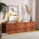 Sleek Solid Wood Cabinet with Elegant Storage Design fyf-2224
