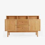 Mid-Century Modern Solid Wood Sideboard Cabinet for Stylish Living Rooms fyf-2230