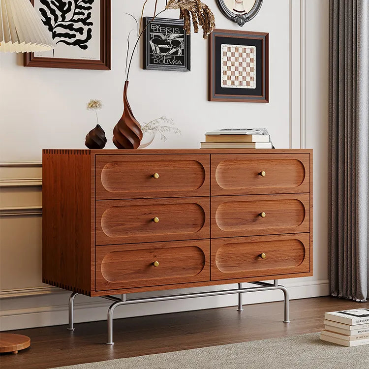 Elegant Solid Wood Cabinet with Sleek Storage Design fyf-2236