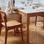 Discover Elegance: Table with Black Sintered Stone and Natural Wood Finishes fyg-653