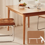 Stunning Oak and Cherry Wood Table - Elegant Design for Your Home fyg-654