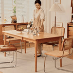 Stunning Oak and Cherry Wood Table - Elegant Design for Your Home fyg-654