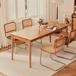 Stunning Oak and Cherry Wood Table - Elegant Design for Your Home fyg-654