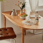 Natural Wood Table in Cherry Finish - Enhance Your Home Décor fyg-656