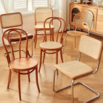 Elegant Natural Red Oak & Cherry Wood Chair - Handcrafted Excellence fyg-658