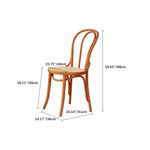 Elegant Natural Red Oak & Cherry Wood Chair - Handcrafted Excellence fyg-658