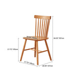 Elegant Red Oak Wood Chair with Natural Finish and Comfortable Cotton Seat fyg-659