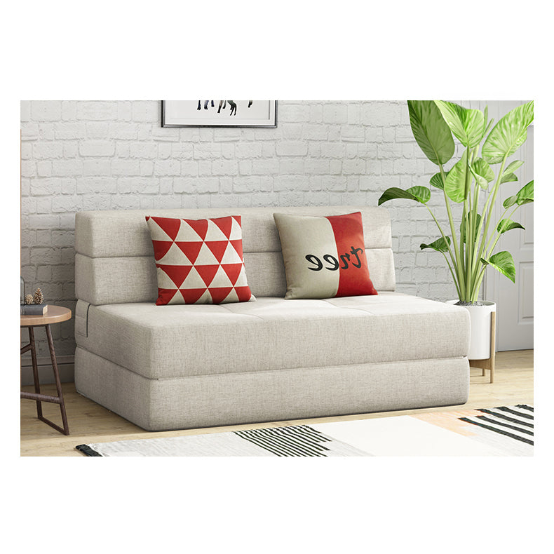 Elegant Cotton-Linen Sofa in Light Blue, Gray, and Beige – Perfect for Modern Living Spaces fyj-1244