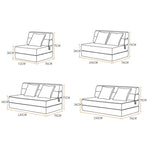 Elegant Cotton-Linen Sofa in Light Blue, Gray, and Beige – Perfect for Modern Living Spaces fyj-1244