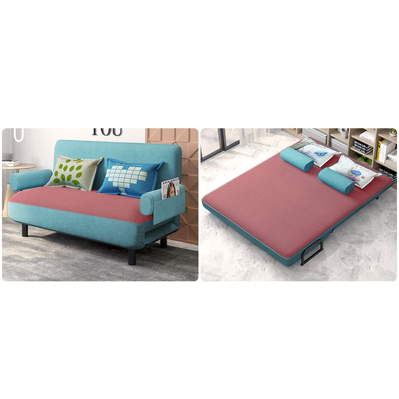 Stylish Cotton-Linen Sofa in Light Blue, Orange, Brown, Beige & Gray – Ultimate Comfort for Any Living Room fyj-1245