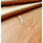 Luxurious Light Blue and Orange Beige Coir and Leathaire Bed Set fyj-1251