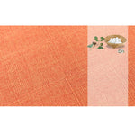 Stylish Orange and Blue Sofa with Dark Brown and Beige Accents - Premium Cotton-Linen Blend fyj-1254