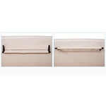 Modern Leathaire Sofa - Dark Gray, Orange, Beige & Light Blue Options fyj-1255