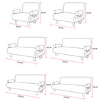 Stylish Cotton-Linen Sofa in Blue, Beige, Brown, Gray & Purple - Modern Living Room Furniture fyj-1256