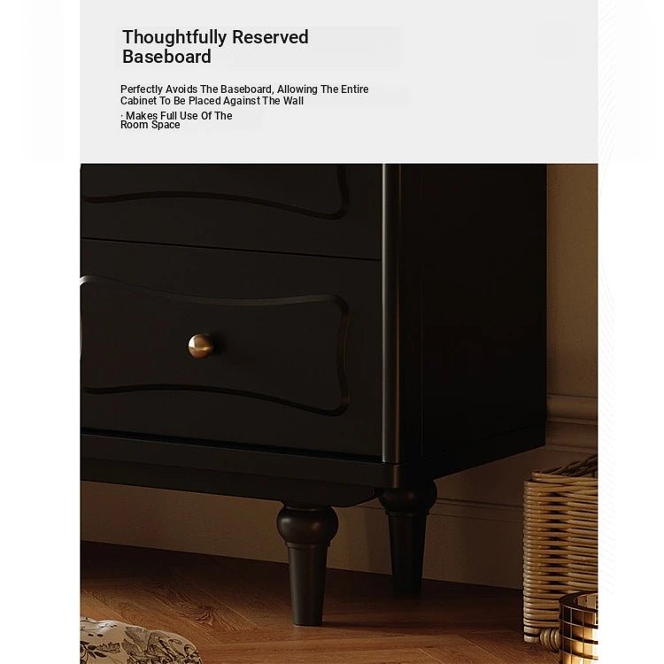 Stylish Black TV Cabinet with Elegant Acrylic Accents and Ample Storage fymj-4842