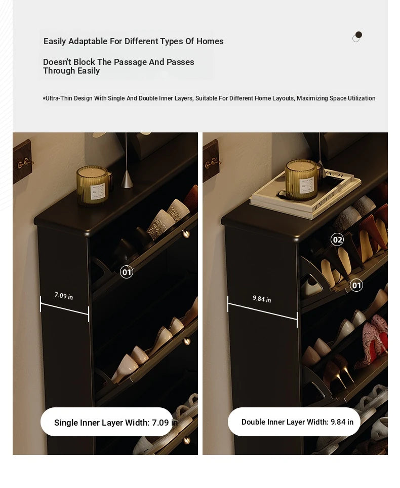 Elegant Black Cabinet with Gold Accents – Stylish Storage Solution for Modern Interiors fymj-4844
