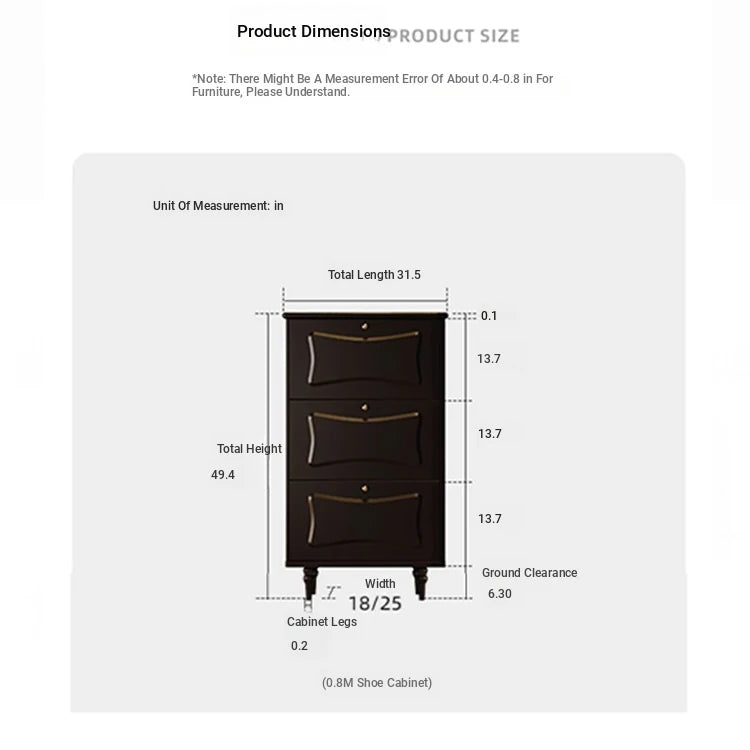 Elegant Black Cabinet with Gold Accents – Stylish Storage Solution for Modern Interiors fymj-4844