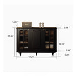 Elegant Solid Wood Cabinet with Acrylic Design - Modern Storage Solution for Your Home fymj-4848