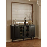 Elegant Solid Wood Cabinet with Acrylic Design - Modern Storage Solution for Your Home fymj-4848