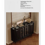 Elegant Solid Wood Cabinet with Acrylic Design - Modern Storage Solution for Your Home fymj-4848