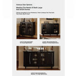 Elegant Solid Wood Cabinet with Acrylic Design - Modern Storage Solution for Your Home fymj-4848