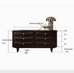 Stylish Modern Cabinet with Elegant Gold Handles and Ample Storage Space fymj-4850