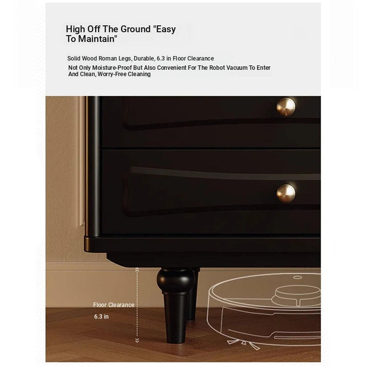 Stylish Modern Cabinet with Elegant Gold Handles and Ample Storage Space fymj-4850