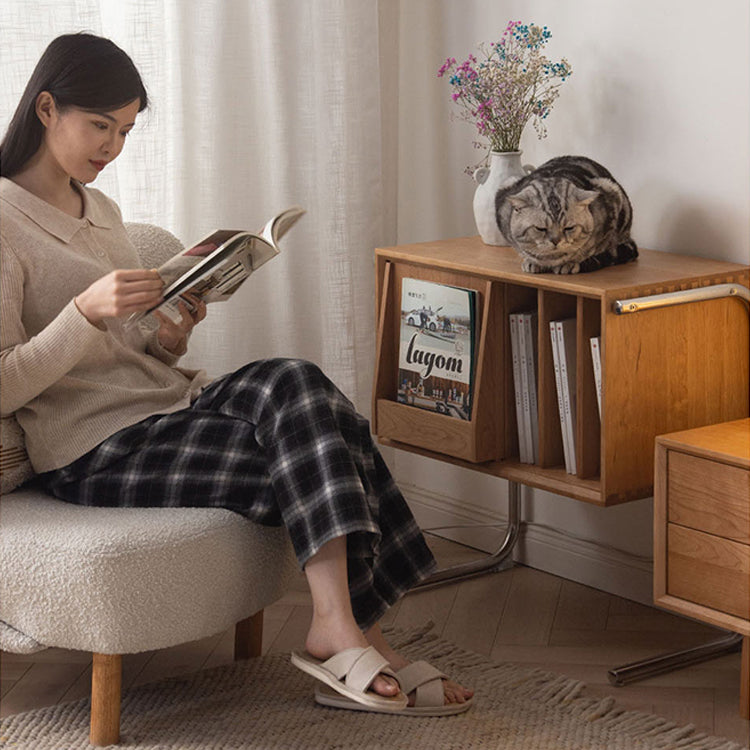 Elegant White Natural Wood Chair with Comfortable Foam and Polyester Cushioning fyx-823