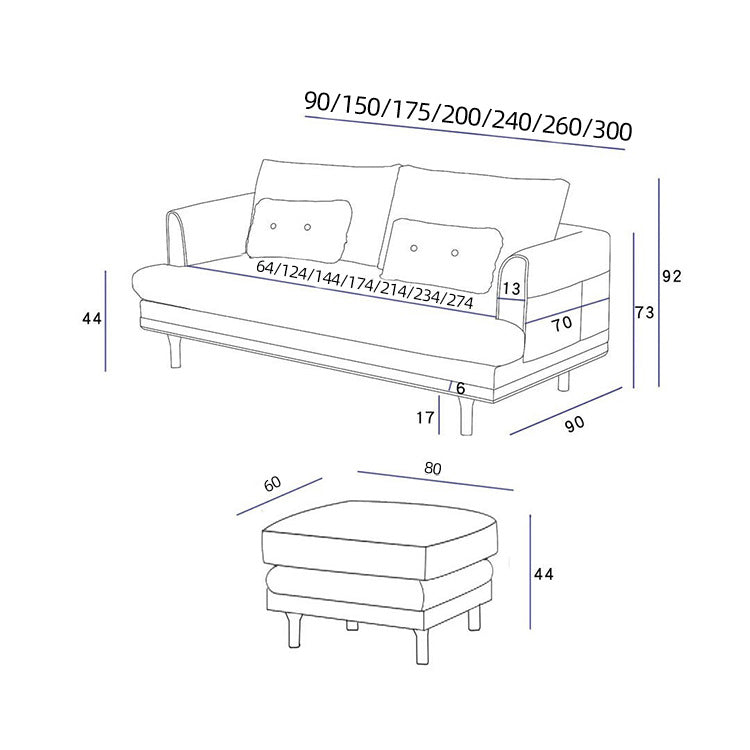 Luxurious Dark Green Sofa with Natural Wood Accents and Goose Down Cushions fyx-825