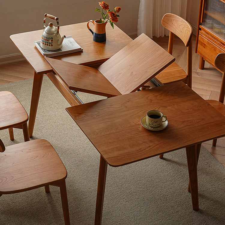 Elegant Oak & Cherry Wood Tables with Durable Stainless Steel and Metal Accents fyx-833