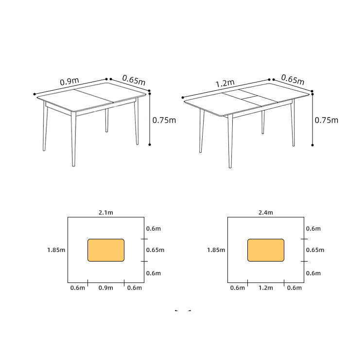 Elegant Oak & Cherry Wood Tables with Durable Stainless Steel and Metal Accents fyx-833