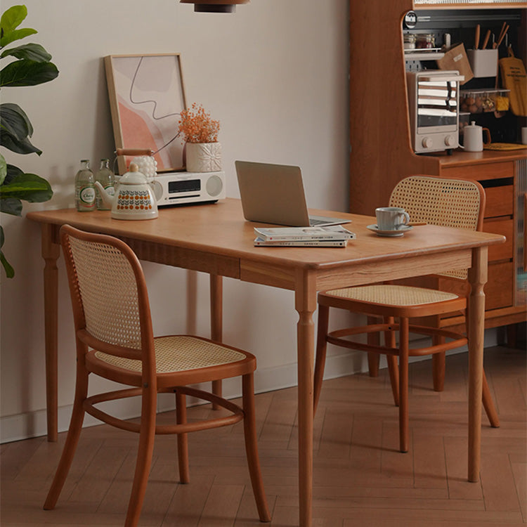 Premium Cherry, Beech & Plywood Table - Natural Wood Elegance for Your Home fyx-839