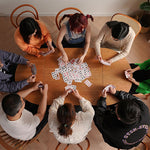 Elegant Cherry and Oak Wood Table with Steel Frame – Perfect for Modern Interiors fyx-840