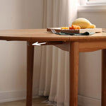 Elegant Cherry and Oak Wood Table with Steel Frame – Perfect for Modern Interiors fyx-840