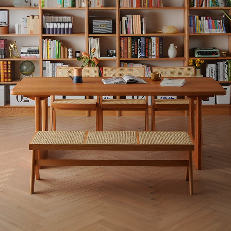 Stunning Solid Cherry Wood Stool in Natural Fraxinus Mandshurica Finish fyx-842